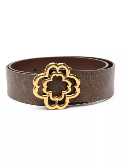 Cheap Maje Clover leather belt Women 0123