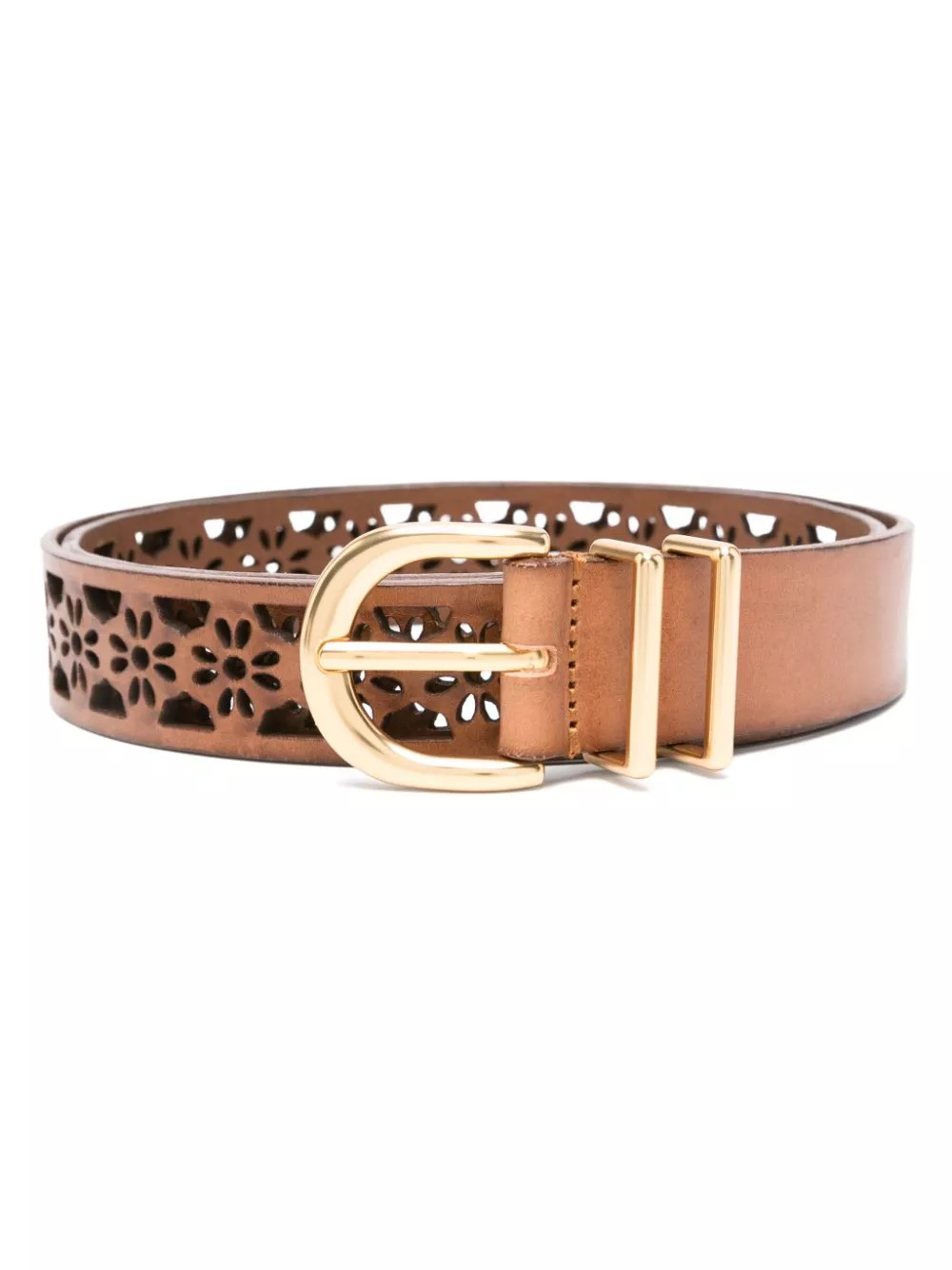 Cheap Maje floral-detail leather belt Women 0119