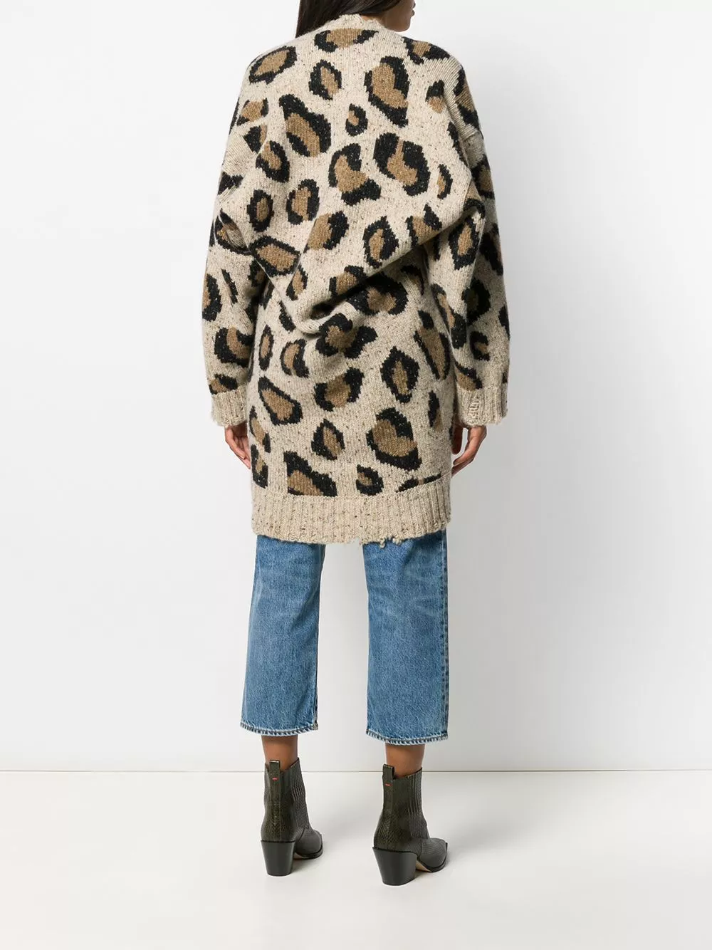 Affordable Maje leopard-print sweater Women 0118