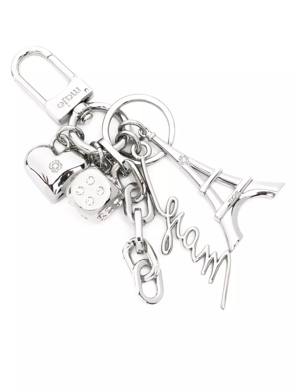 Cheap Maje logo-charm keyring Women 0123