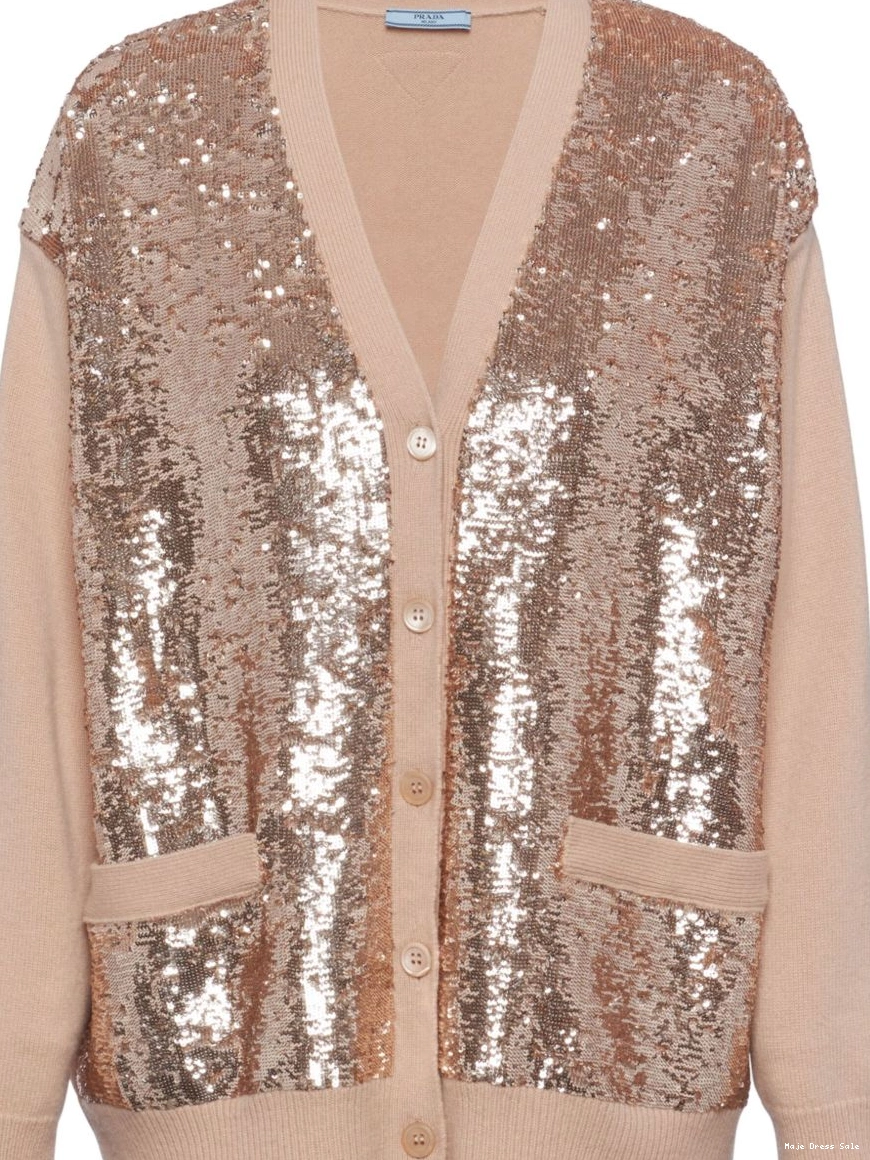 Affordable cardigan sequin-embellished Maje Women 0223