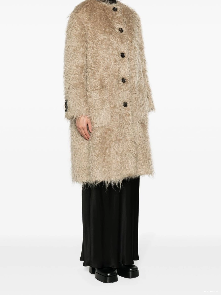 Cheap coat faux-fur Women Maje 0223