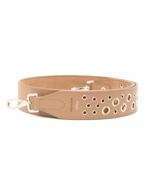 Affordable Maje studded suede shoulder strap Women 0203