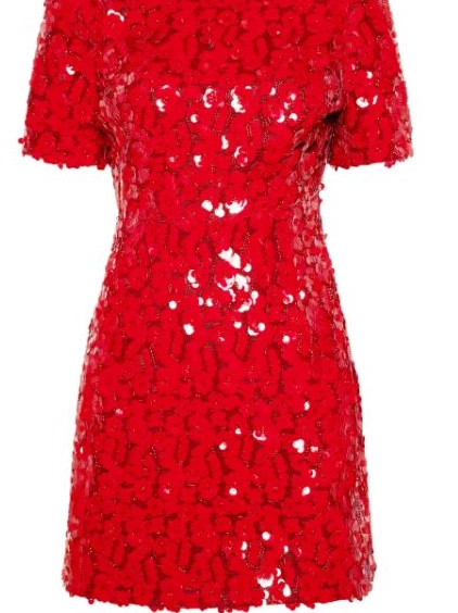 Affordable mini floral-print sequinned Maje Women dress 0212