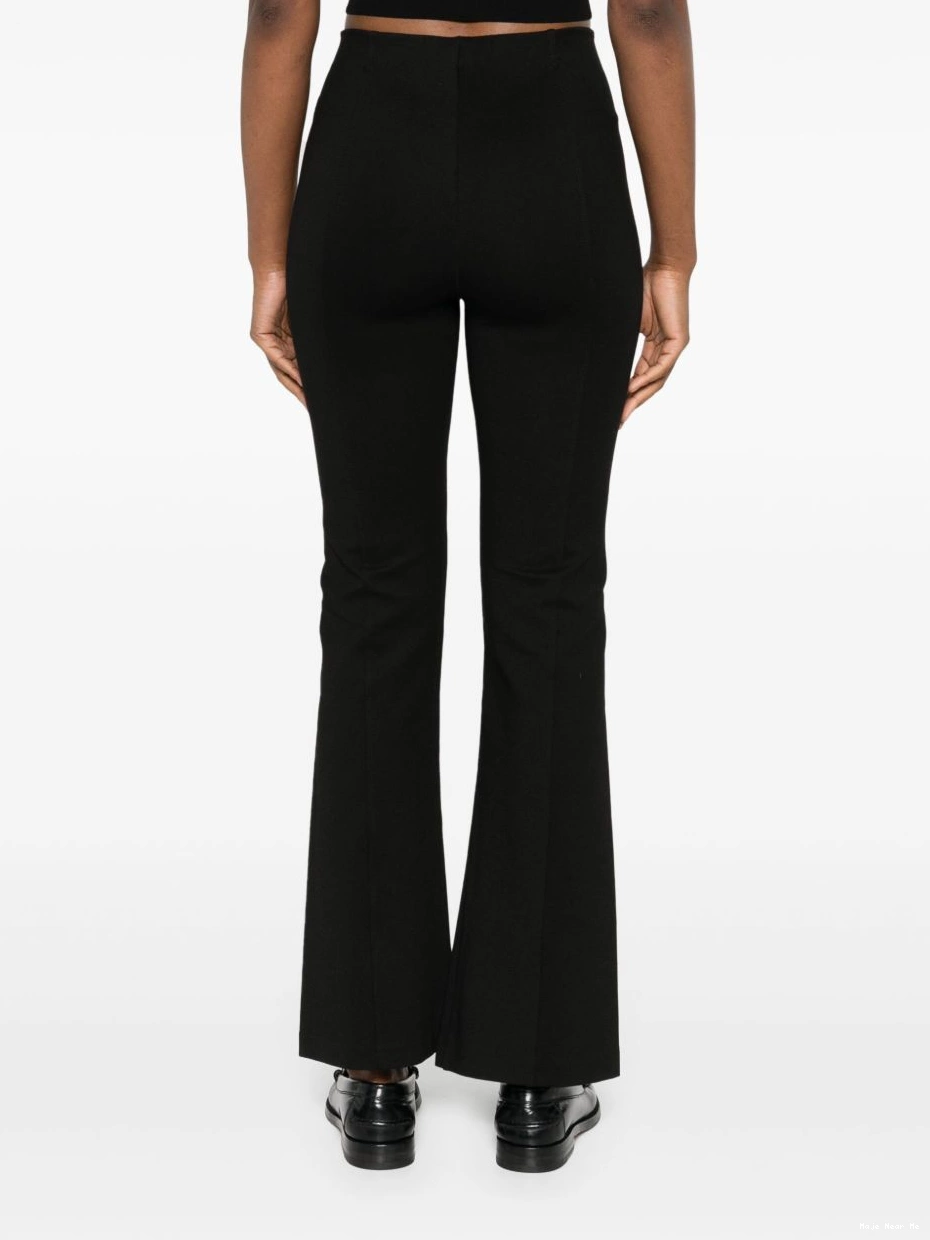 Cheap split-detailed Maje trousers flared Women 0212