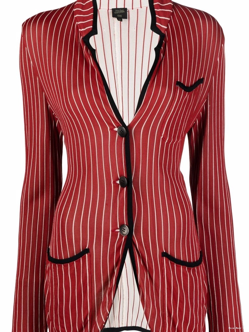 Cheap single-breasted Women Maje blazer pinstripe 0222