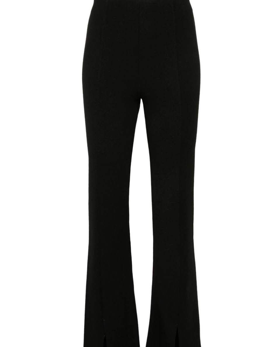 Cheap split-detailed Maje trousers flared Women 0212