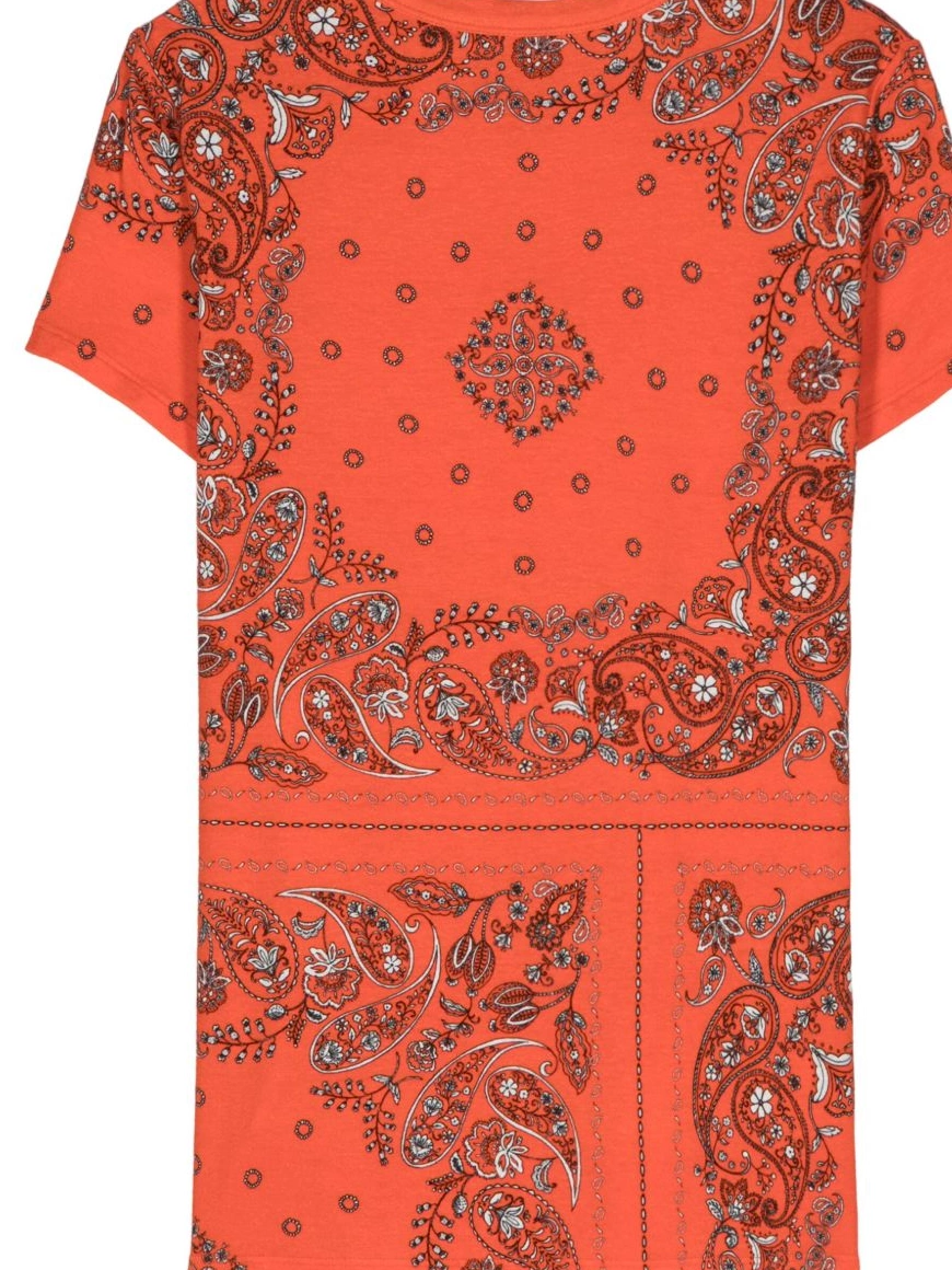 Affordable Women bandana-print Filatures Majestic jersey T-shirt 0211