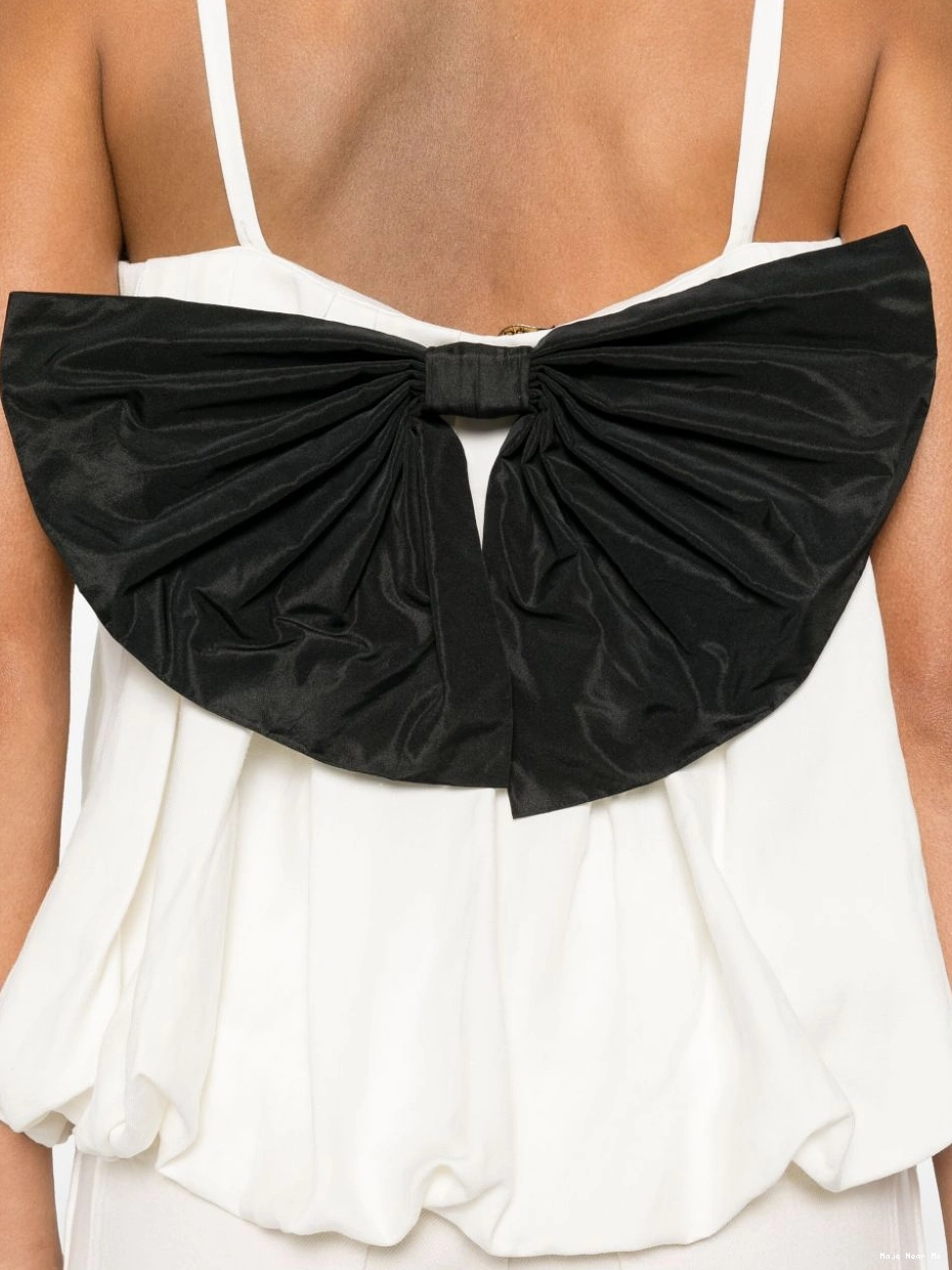 Affordable top strappy Maje bow-detail Women 0211