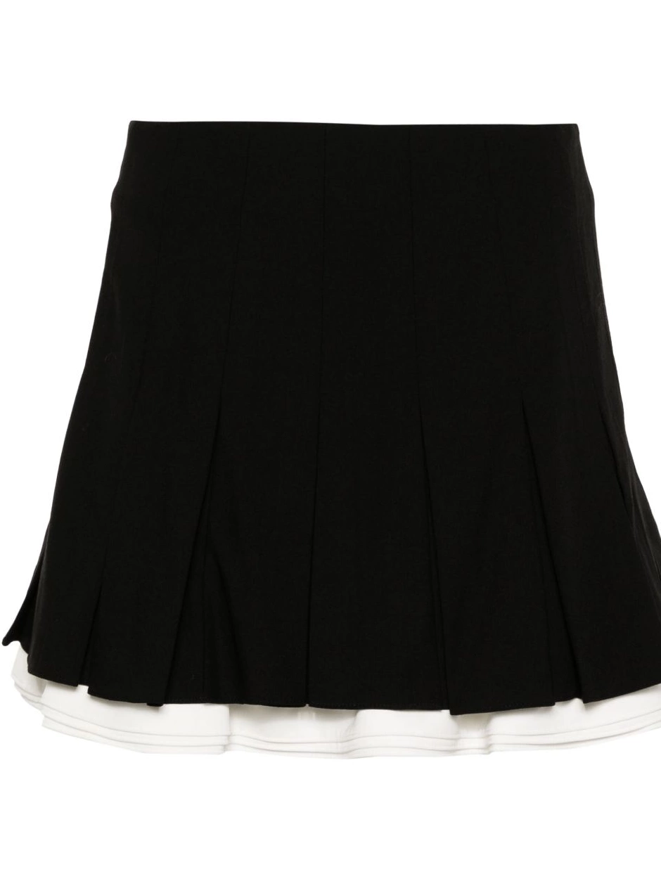 Affordable skort dual-material Maje Women pleated 0216