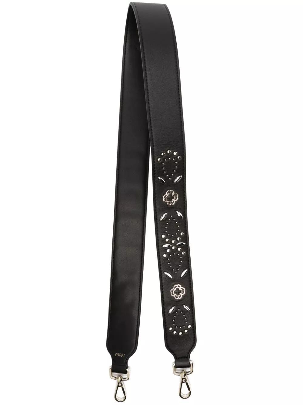 Affordable Maje studded leather shoulder strap Women 0203