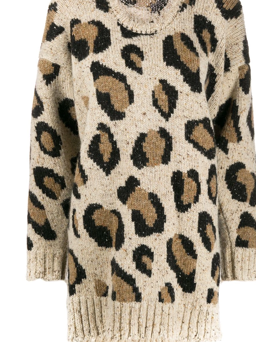 Cheap Women sweater leopard-print Maje 0208