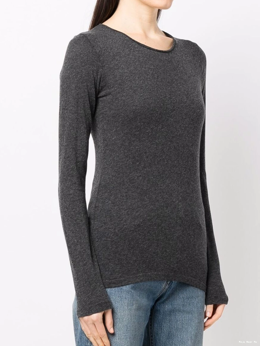 Affordable top knitted Filatures cotton-cashmere Majestic Women 0211