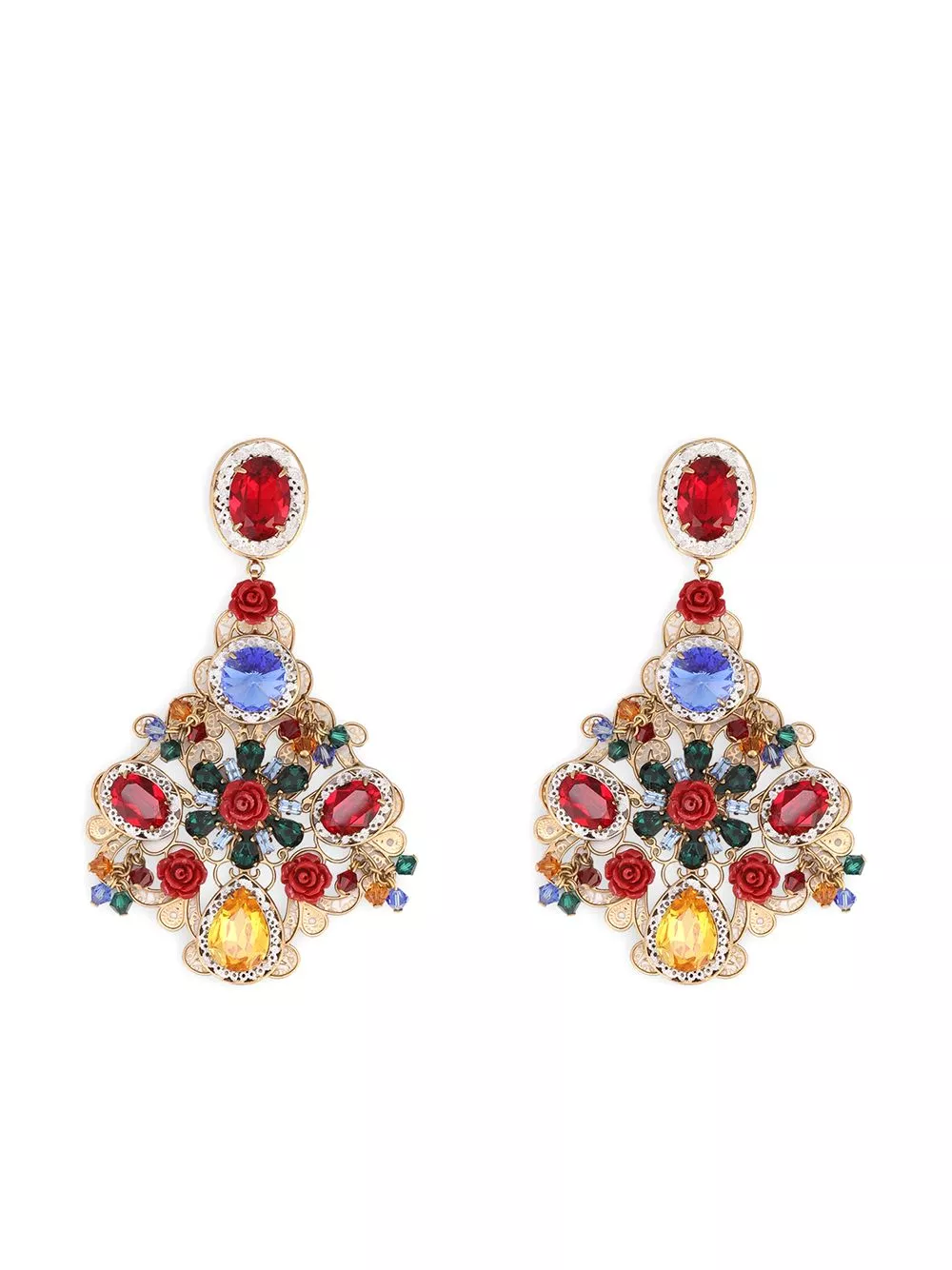 Cheap Maje rhinestone-embellished drop earrings Women 0206