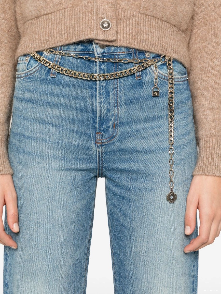 Affordable belt jeans chain-link Maje Women 0222