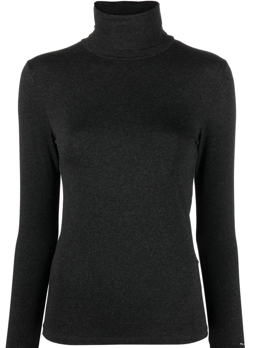 Affordable Women shirt Majestic Filatures roll-neck long-sleeve 0216