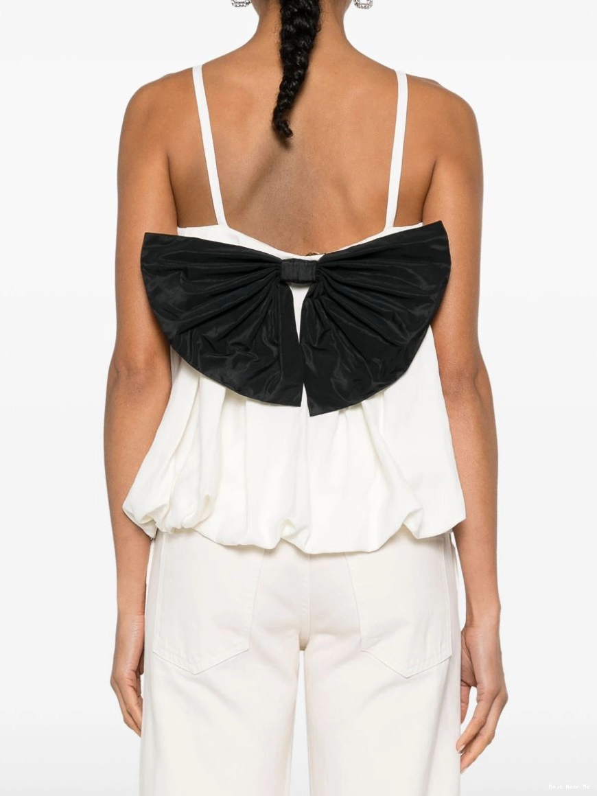 Affordable top strappy Maje bow-detail Women 0211